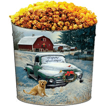 Load image into Gallery viewer, 3.5 Gallon Countryside Christmas Tin
