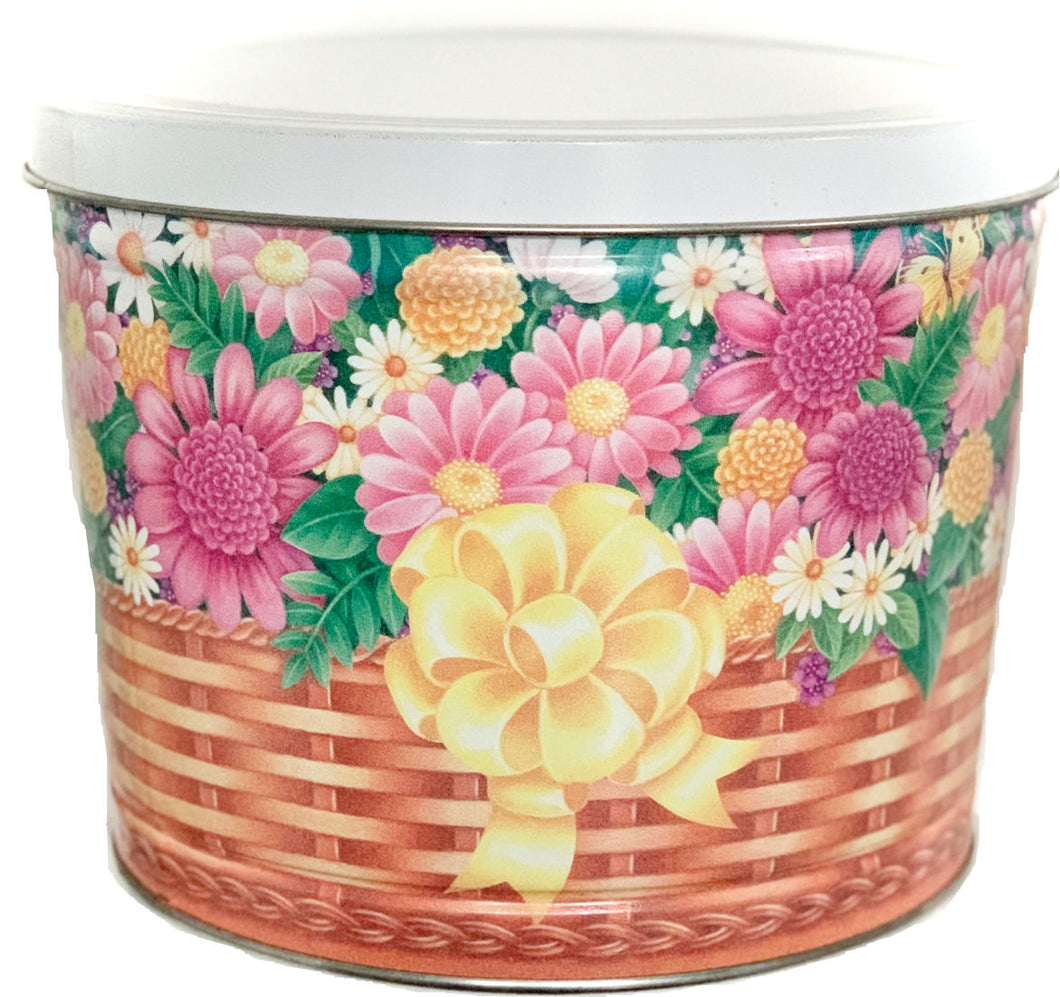 Flower Basket Tin